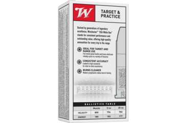 Image of Winchester USA Handgun .38 Special 130 grain Full Metal Jacket Centerfire Pistol Ammo, 500 Round