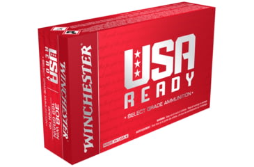 Image of Winchester USA READY .308 Winchester 168 grain Open Tip Centerfire Rifle Ammo, 20 Rounds, RED308