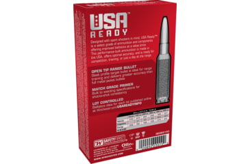 Image of Winchester USA Ready 6.5 Creedmoor 140 Grain Open Tip Match Rifle Ammo, 20 Rounds, RED65140