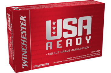 Image of Winchester USA Ready 6.5 Creedmoor 140 Grain Open Tip Match Rifle Ammo, 20 Rounds, RED65140