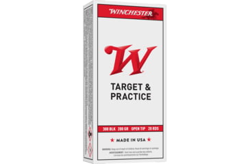 Image of Winchester USA RIFLE .300 AAC Blackout 200 grain Full Metal Jacket Centerfire Rifle Ammo, 200 Round