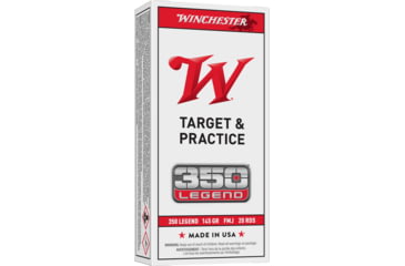 Image of Winchester USA RIFLE .350 Legend 145 grain Full Metal Jacket Centerfire Rifle Ammo, 20 Rounds, USA3501