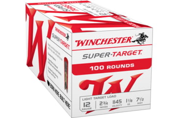 Image of Winchester USA Shotshell 12 Gauge 1 1/8 oz, 2.75in, 7.5 Shot Size, Centerfire Shotgun Ammo, 100 Rounds, TRGT127VP