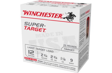 Image of Winchester USA Shotshell 12 Gauge 1 1/8 oz 2.75in Centerfire Shotgun Ammo, 25 Rounds, TRGT129