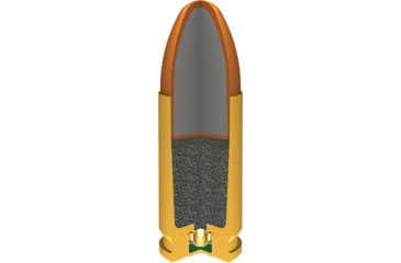 Image of Winchester USA Valor 9 mm NATO 124 Grain FMJ Centerfire Pistol Ammo, 200 Rounds, USA9NATOW