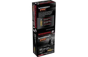 Image of Winchester Varmint HV .22 Winchester Magnum Rimfire 30 grain Polymer Tip Rimfire Ammo, 50 Rounds, S22M2PT