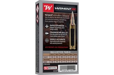 Image of Winchester Varmint X RIFLE .223 Remington 55 grain Rapid Expansion Polymer Tip Centerfire Rifle Ammo, 20 Rounds, X223P