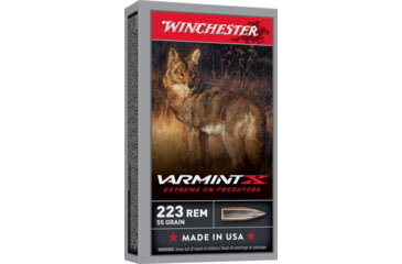 Image of Winchester Varmint X RIFLE .223 Remington 55 grain Rapid Expansion Polymer Tip Centerfire Rifle Ammo, 20 Rounds, X223P