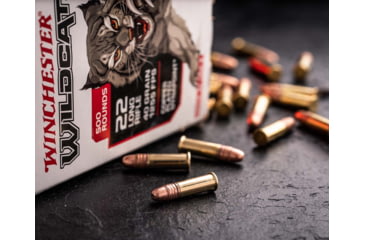 Image of Winchester Wildcat .22 Long Rifle 40 Grain Copper Plated Rimfire Ammo, 500 Rounds, WW22LRB
