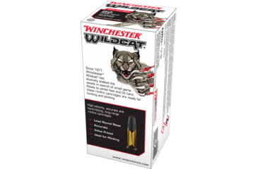 Image of Winchester Wildcat .22 Long Rifle 40 Grain Lead Round Nose Brass Cased Rimfire Ammo, 50 Rounds, WINCUSA22LR-50