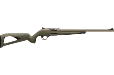 Image of Winchester Wildcat Semi-Auto Rifle, .22 Long Rifle, 18in Barrel, 1-16, Synthetic Green Stock, FDE, 521158102-FRRMPG