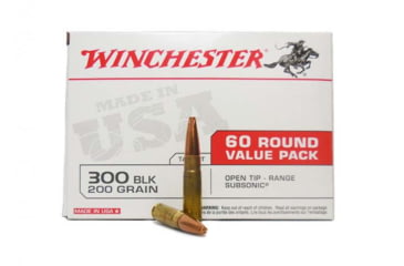 Image of Winchester Win Ammo Usa .300 Aac Blackout 200gr. Fmj 60-pk
