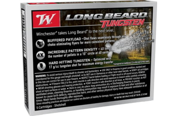Image of Winchester Long Beard 20 Gauge 1 9/16oz 3in Shotgun Ammo, #8, 5 Rounds, LBT2038
