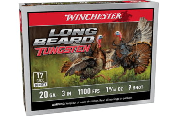 Image of Winchester Long Beard 20 Gauge 1 9/16oz 3in Shotgun Ammo, #9, 5 Rounds, LBT2039