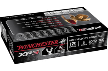 Image of Winchester XP3 12 Gauge 300 grain 3in Centerfire Shotgun Slug Ammo, 5 Rounds, SXP123