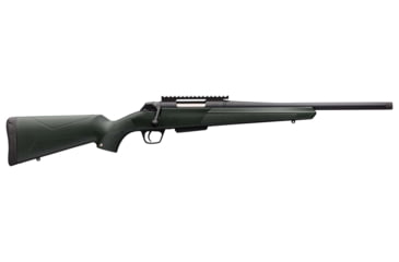 Image of Winchester XPR Stealth TH SR Bolt Action Rifle, .350 Legend, 16.5in Barrel, 1-10, Synthetic Green Stock, Cerakote Black, 535757296-FRRMPG