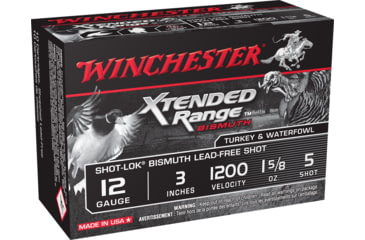 Image of Winchester Xtended RANGE 12 Gauge 1 5/8 oz 3in Centerfire Shotgun Ammo, 10 Rounds, XRB1235