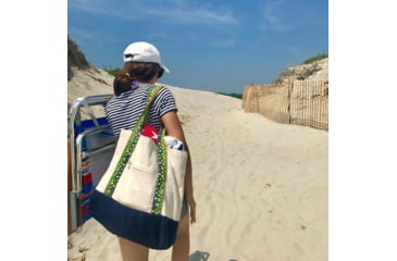 Image of Wingo Outdoors Beach &amp; Boat Fish Skin Tote, Brook Trout, 20 inW x 15 inH x 12 inD, W-TOT-103-OS