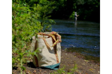 Image of Wingo Outdoors Beach &amp; Boat Fish Skin Tote, Brown Trout, 20 inW x 15 inH x 12 inD, W-TOT-104-OS