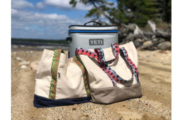 Image of Wingo Outdoors Beach &amp; Boat Fish Skin Tote, Rainbow Trout, 20 inW x 15 inH x 12 inD, W-TOT-112-OS