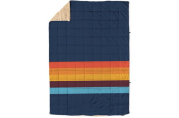 Image of Wingo Outdoors Convertible Blanket, Navy Retro, W-BLK-140-OS