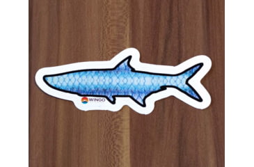 Image of Wingo Outdoors Decal Stickers, 6-Pack, W-DEC-FIS-6PK