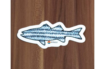 Image of Wingo Outdoors Decal Stickers, 6-Pack, W-DEC-FIS-6PK