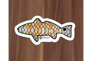Image of Wingo Outdoors Decal Stickers, 6-Pack, W-DEC-FIS-6PK