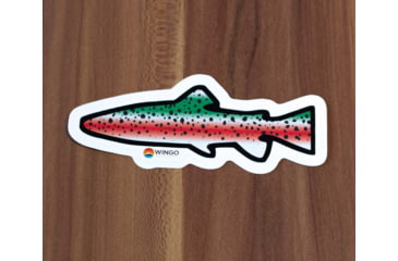 Image of Wingo Outdoors Decal Stickers, 6-Pack, W-DEC-FIS-6PK