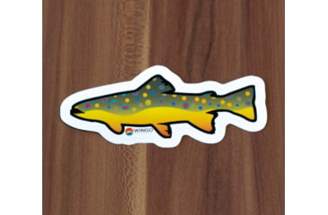 Image of Wingo Outdoors Decal Stickers, 6-Pack, W-DEC-FIS-6PK