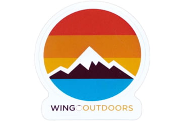 Image of Wingo Outdoors Die Cut Logo Sticker, W-DEC-LDC-L