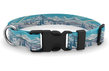 Image of Wingo Outdoors Artisan Dog Collar, Alpine Snow, Large/XLarge, W-COL-134-LXL