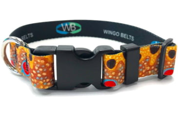 Image of Wingo Outdoors Dog Collar, Brown Trout, Large/X-Large, W-COL-104-LXL