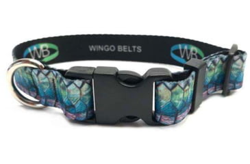 Image of Wingo Outdoors Artisan Dog Collar, DeYoung Tarpon, Large/XLarge, W-COL-605-LXL
