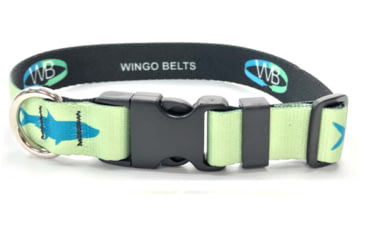 Image of Wingo Outdoors Artisan Dog Collar, Grand Slam, Small/Medium, W-COL-106-SMD