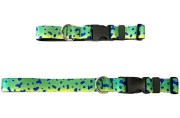 Image of Wingo Outdoors Dog Collar, Mahi Mahi, Small/Medium, W-COL-109-SMD