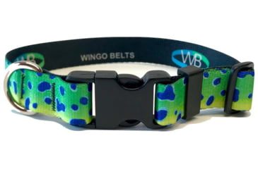 Image of Wingo Outdoors Dog Collar, Mahi Mahi, Small/Medium, W-COL-109-SMD