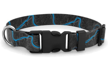 Image of Wingo Outdoors Artisan Dog Collar, River Topo, Small/Medium, W-COL-409-SMD
