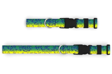 Image of Wingo Outdoors Dog Collars, Mahi Mahi, Small/Medium, W-COL-125-SMD