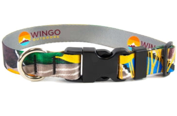 Image of Wingo Outdoors Artisan Dog Collar, Mallard, Large/XLarge, W-COL-305-LXL