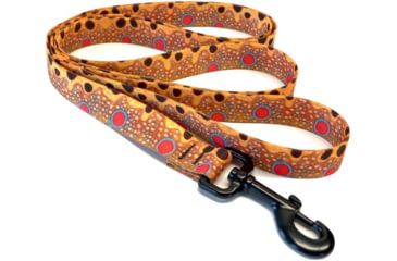 Image of Wingo Outdoors Dog Leash, Brown Trout, 6 foot length, W-LEA-104-6FT