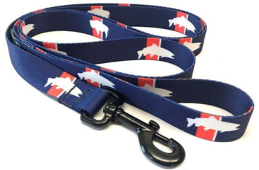 Image of Wingo Outdoors Dog Leash - RepYourWater, Bison Trutta, 6 foot length, W-LEA-502-6FT
