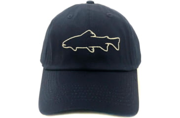 Image of Wingo Outdoors Fish Skin Backstrap Hat, Brook Trout, One Size Fits Most, W-HAT-103-BAC