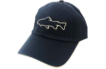 Image of Wingo Outdoors Fish Skin Backstrap Hat, Brook Trout, One Size Fits Most, W-HAT-103-BAC