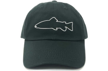 Image of Wingo Outdoors Fish Skin Backstrap Hat, Brown Trout, One Size Fits Most, W-HAT-104-BAC