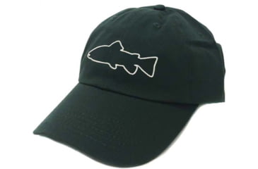 Image of Wingo Outdoors Fish Skin Backstrap Hat, Brown Trout, One Size Fits Most, W-HAT-104-BAC