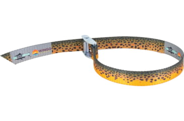 Image of Wingo Outdoors Fish Skin Cam Strap - RepYourWater, Brown Trout, 2 foot length, W-CAM-504-2FT