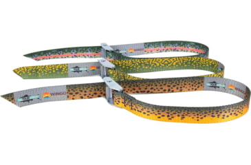 Image of Wingo Outdoors Fish Skin Cam Strap - RepYourWater, Rainbow Trout, 2 foot length, W-CAM-509-2FT