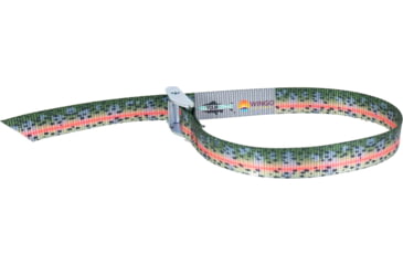 Image of Wingo Outdoors Fish Skin Cam Strap - RepYourWater, Rainbow Trout, 2 foot length, W-CAM-509-2FT