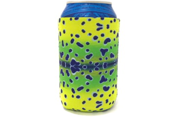 Image of Wingo Outdoors Fish Skin Can Cooler 3-Pack, Bonefish/Mahi Mahi/Tarpon, Standard Can, W-CAN-SAL-3PK